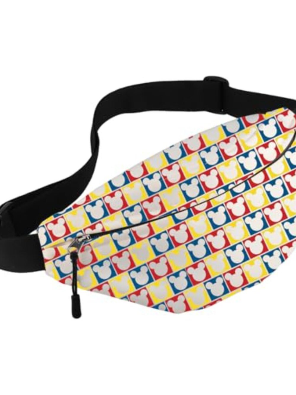 Cartoon Mouse Fanny Pack Waist Bag Water Resistant Polyester Adjustable Belt Bag
